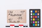 Etikett zu Bronzenadelschaft (NHMW-PRAE-002326)